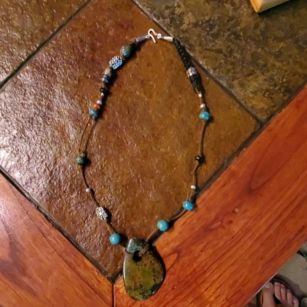 Hand crafted Stone Pendant Necklace